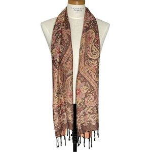 Sacred Threads Boho Multicolored Versatile Scarf Wrap Shawl Hijab 100% Viscose